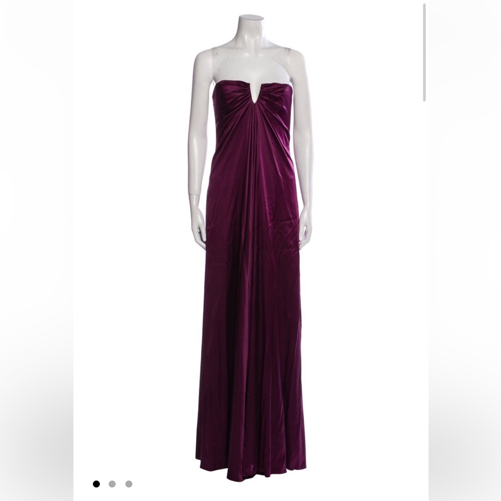 Nicole Miller vintage strapless gown